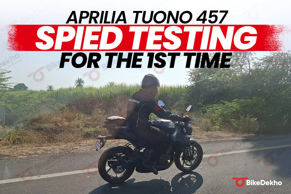 EXCLUSIVE Aprilia Tuono 457 Spotted Testing For The First Time In