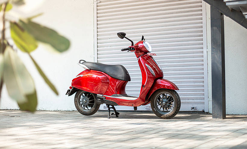 Bajaj Chetak Right Side View