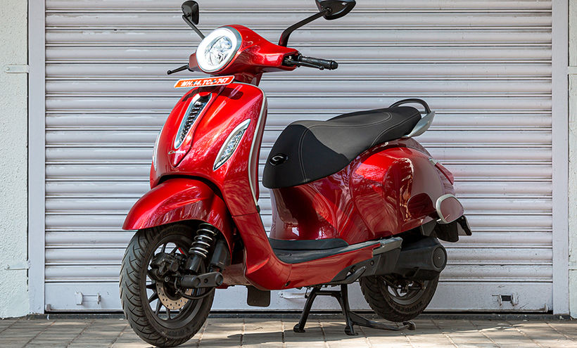 Bajaj Chetak Front Left View