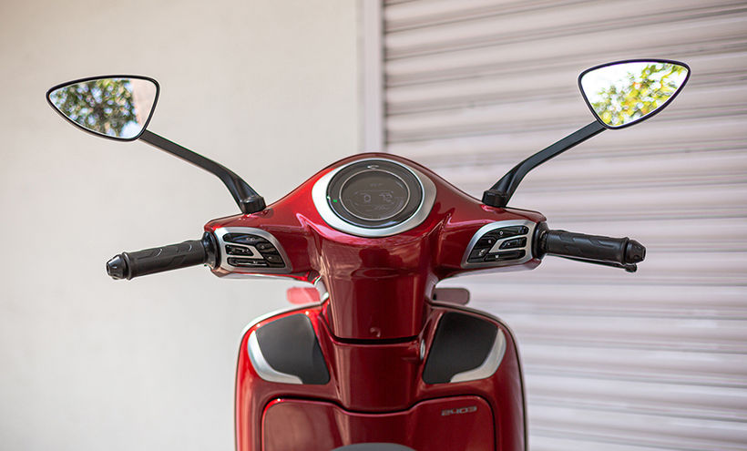 Bajaj Chetak Handle Bar View
