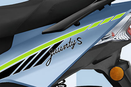 AMO Electric Jaunty S Model Badge AMO Electric Jaunty S Model Badge