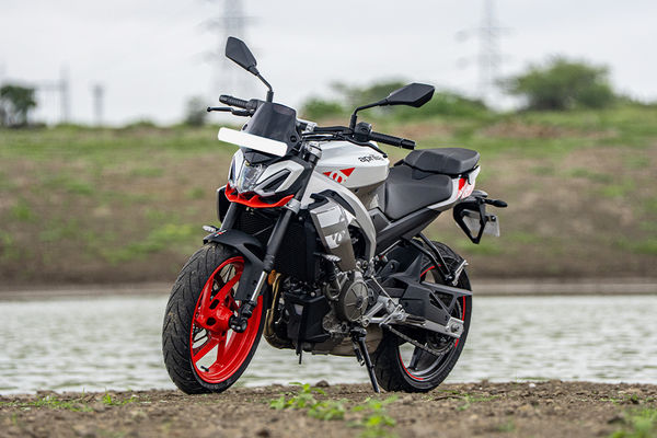 Aprilia Tuono 457 Front Left Quarter View