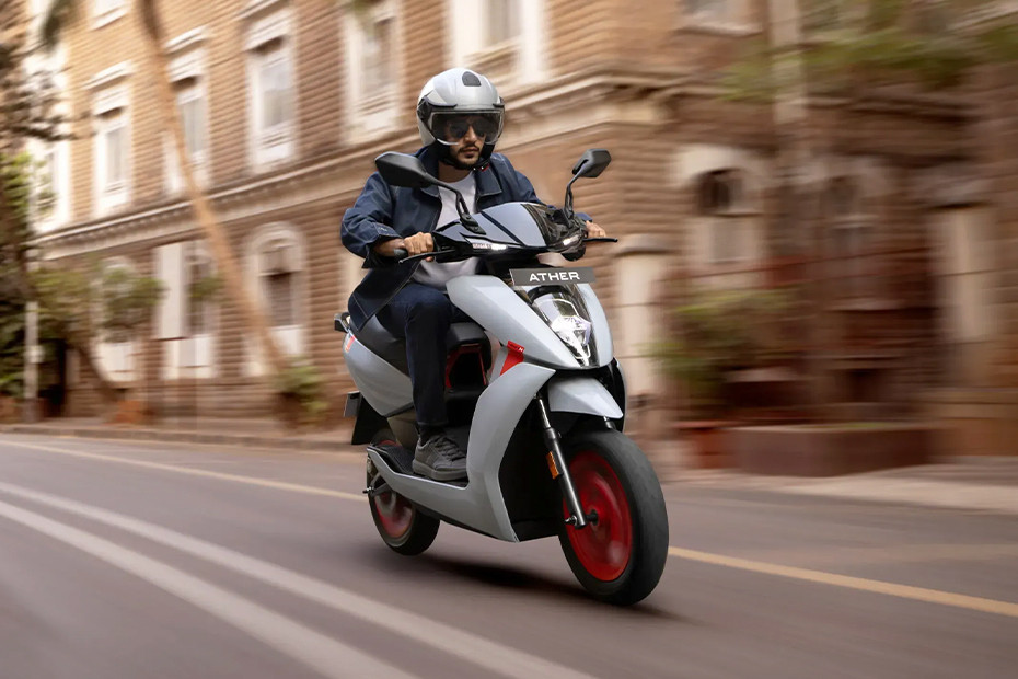 ISUKA　Air450X Ather 450X IDC 126 KM On road Price, Specifications, Weight, Range