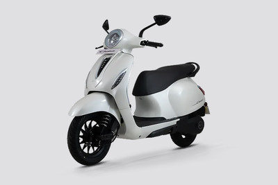 Bajaj Chetak Front Left Quarter View