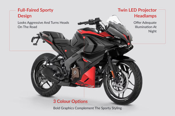 Bajaj Pulsar RS200 Design Highlights Bajaj Pulsar RS200 Design Highlights