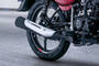 Bajaj CT100 Rear Suspension View