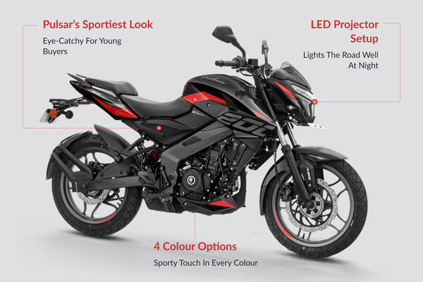 Bajaj Pulsar NS200 Design Highlights