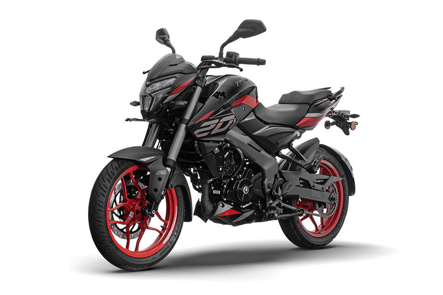 Ebony Black and Racing Red