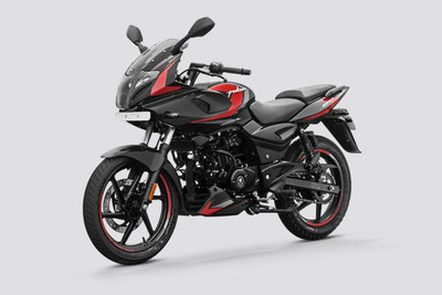 बजाज पल्सर 220 एफ फ्रंट लेफ्ट   क्वार्टर व्यू