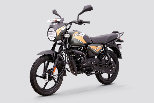 Bajaj CT 110X Front Left Quarter View Bajaj CT 110X Front Left Quarter View