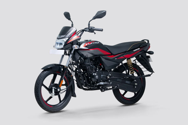 Bajaj Platina 100 Front Left Quarter View Bajaj Platina 100 Front Left Quarter View