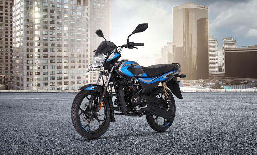 Bajaj Platina 110 H Gear Front Left View
