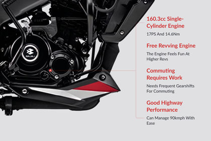 Bajaj Pulsar NS160 Engine Highlights Bajaj Pulsar NS160 Engine Highlights
