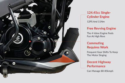 Bajaj Pulsar NS 125 Engine Highlights