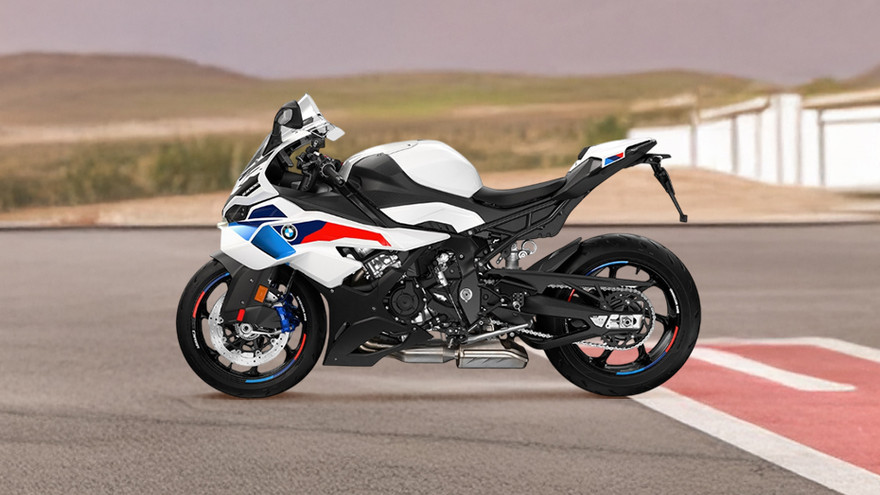 BMW S 1000 RR Side Profile View (Left)