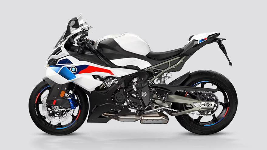 BMW S 1000 RR Side Profile View (Left)