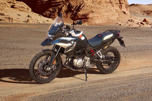 BMW F 850 GS Front Left Quarter View BMW F 850 GS Front Left Quarter View