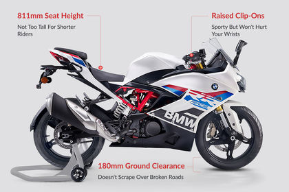 BMW G 310 RR Ergonomics Highlights BMW G 310 RR Ergonomics Highlights