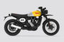 BSA Scrambler 650 Side Profile View (Right)