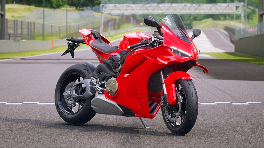 Ducati Panigale V4 Front Right Quarter View
