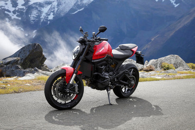 Ducati Monster Front Left Quarter View
