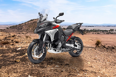 Ducati Multistrada V4 Front Left Quarter View
