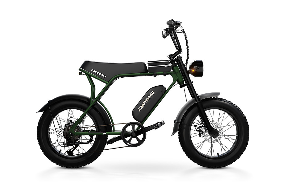 EMotorad Ranger Rugged E-Bike Green color