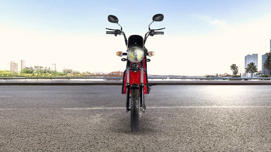 डीटेल ईवी वीरू   सामने का दृश्य