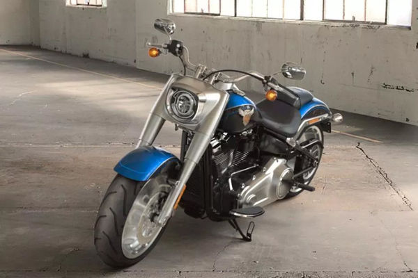 Harley Davidson Fat Boy Anniversary Front Left Quarter View Harley Davidson Fat Boy Anniversary Front Left Quarter View