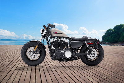 Harley Davidson Forty Eight Side Profile View (Left)