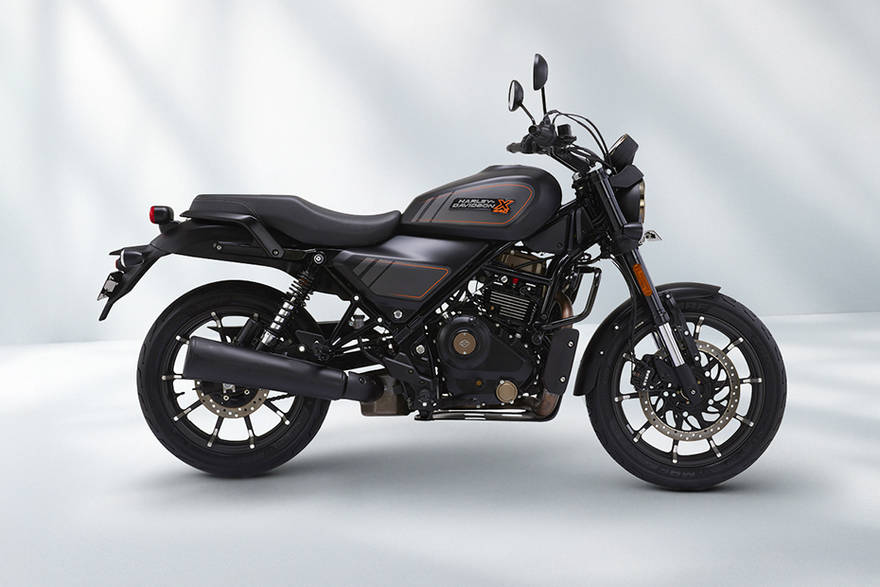 Harley Davidson X440 दाईं ओर का दृश्य