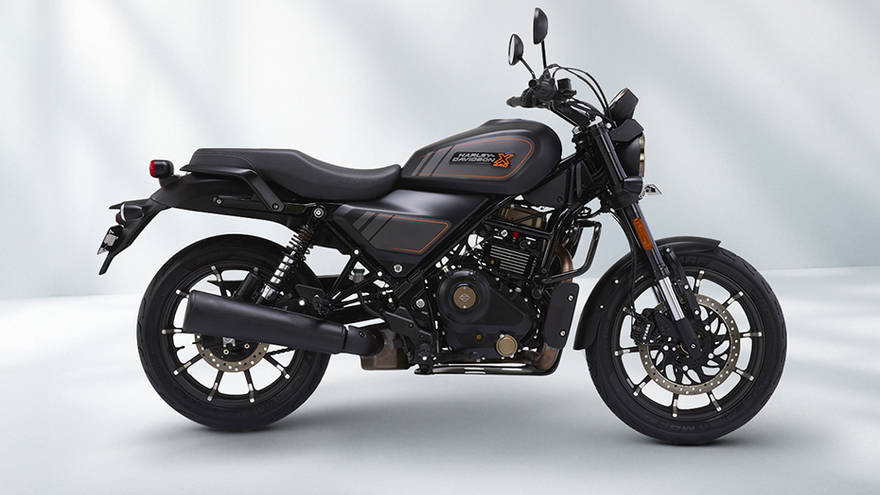 Harley Davidson X440 दाईं ओर का दृश्य