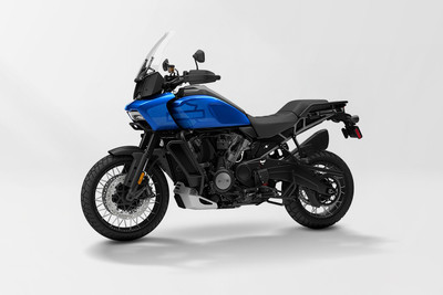 Harley-Davidson Pan America 1250 Front Left Quarter View Harley-Davidson Pan America 1250 Front Left Quarter View
