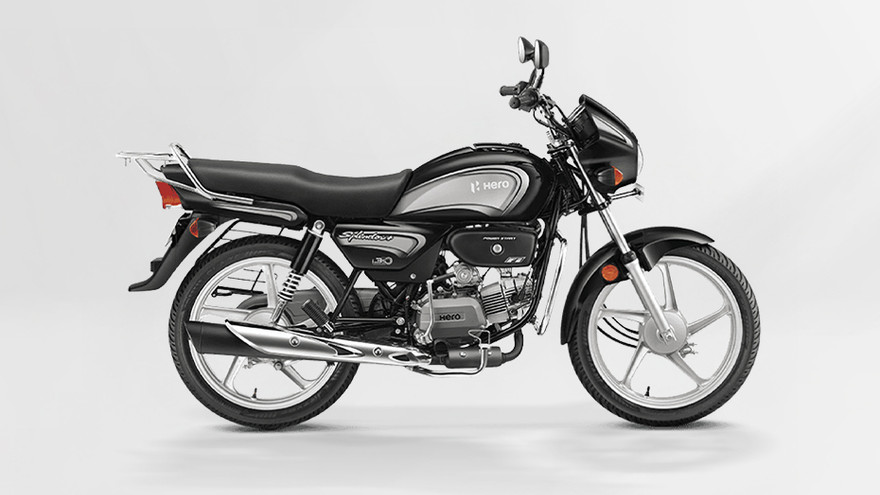 Hero Splendor Plus Side Profile View (Right)