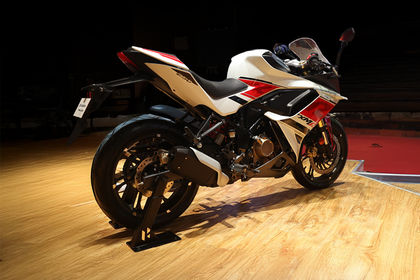 Hero Karizma XMR 250 Rear Right Three Quarter View