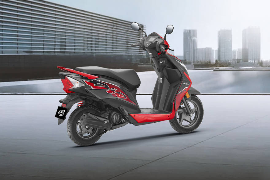 Honda Dio Rear Right View