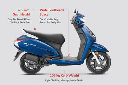 Honda Activa Ergonomics Highlights Honda Activa Ergonomics Highlights