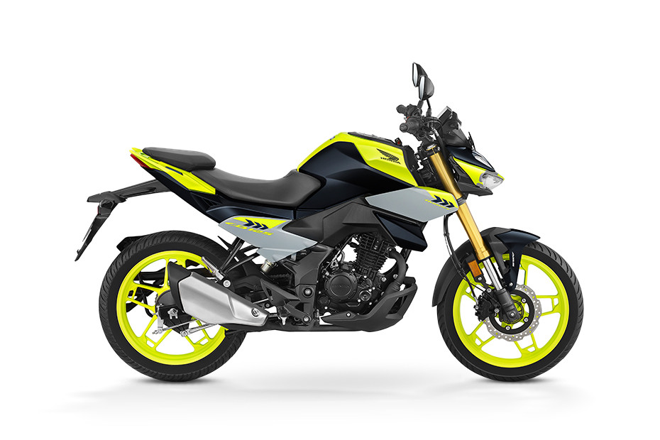 Honda CB125 Hornet Pearl Siren Blue With Lemon Ice Yellow