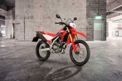 Honda CRF300L Front Right Quarter View Honda CRF300L Front Right Quarter View