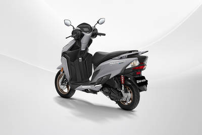 Honda Dio 125 Rear Left View