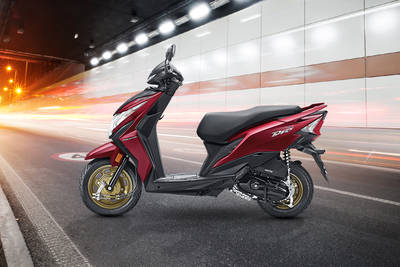 Honda Dio (2020-2024) ��बाएं ओर का दृश्य