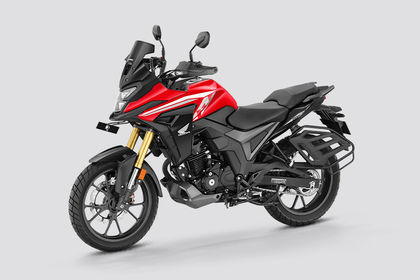 Honda NX200 Front Left Quarter View