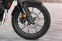 Honda NX500 Front Tyre View