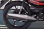 Honda Shine 100 Exhaust View