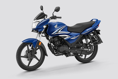 होंडा शाइन फ्रंट लेफ्ट क्वार्टर व्यू