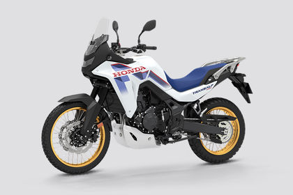 Honda XL750 Transalp Front Left Quarter View