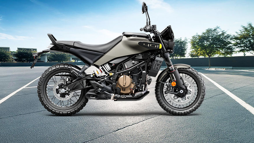 Husqvarna Svartpilen 401 Side Profile View (Right) Husqvarna Svartpilen 401 Side Profile View (Right)