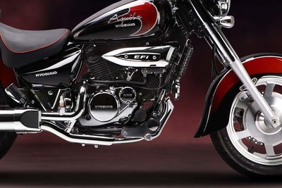 Hyosung Aquila 250 Engine (Right)
