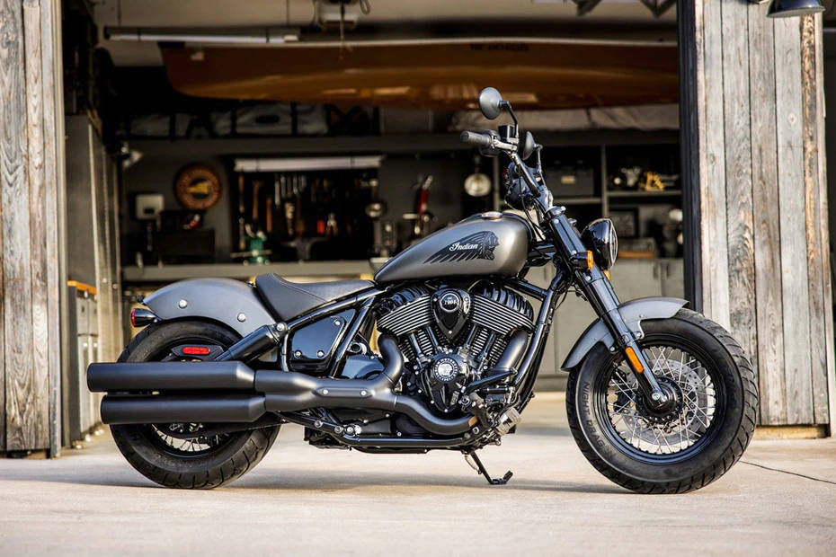 Indian Chief Bobber Dark Horse Right Side View