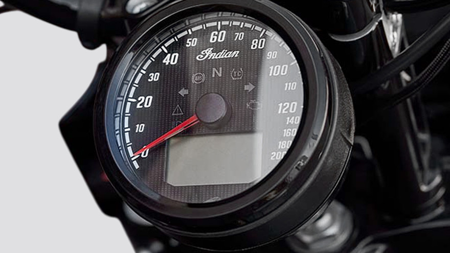 Indian Scout Bobber Speedometer